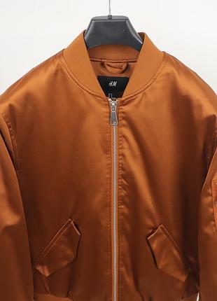 Чоловічий утеплений бомбер h&m 2