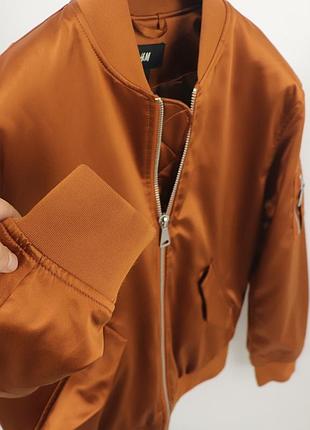 Чоловічий утеплений бомбер h&m 7