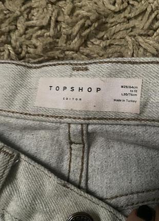 Джинси укорочені topshop котон 4