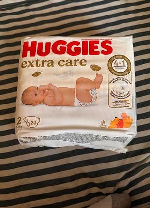 Підгузки "huggies" 2, 24шт 3-6кг