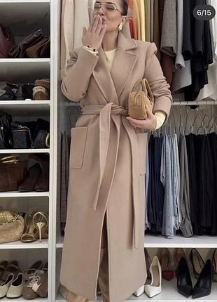 Пальто zara шерсть 8
