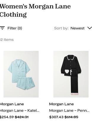 Morgan lane пижама 100% шелк 8