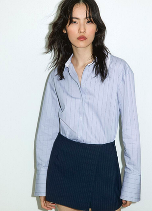 Сорочка з попліну жіноча h&m розмір l