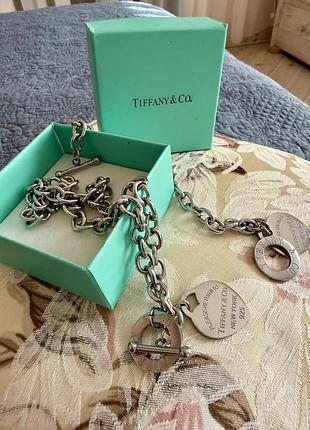 Набір підвіска та браслет tiffany & co.