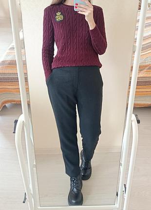 Шерстяные брюки uniqlo 5