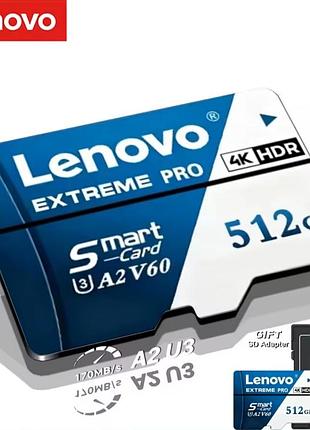 Карта пам'яті lenovo extreme pro microsdxc v60 512gb