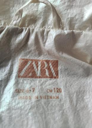 Куртка дитяча для дівчинки zara перламутрова укорочена 6