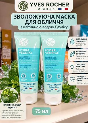 Зволожуюча sos-маска для обличчя 75 мл