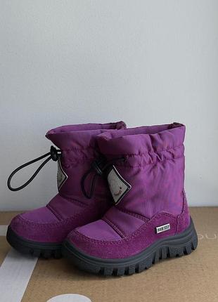 Зимові водонепроникні чоботи naturino rain step 21р
