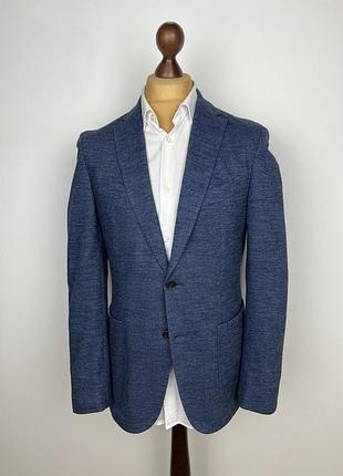 Baldessarini wool\cotton unlined slim blazer современный приталенный пиджак балдессарини