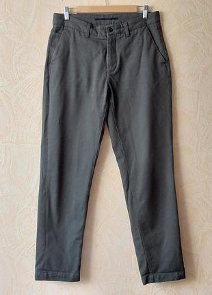Мужские брюки зеоэни из хлопка от massimo dutti