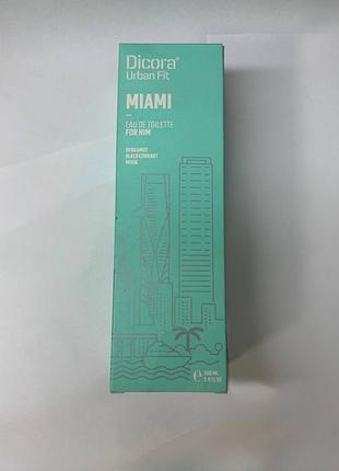 Туалетна вода dicora urban fit miami для чоловіків