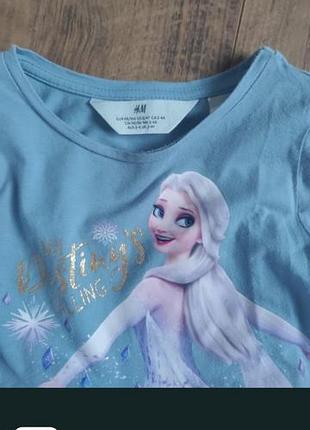 Сукня для дівчинки h&m ельза блакитна 98-104 3