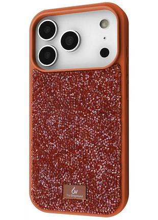 Чохол bling world rock diamond (tpu) iphone 17 pro max/18 pro max orange