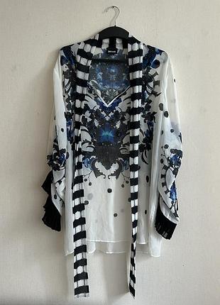 Блуза/туника just cavalli by roberto cavalli flower luxury etno style