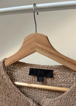 Вʼязаний кардиган zara 7