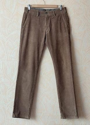 Брюки мужские ольвет коричневые от massimo dutti
