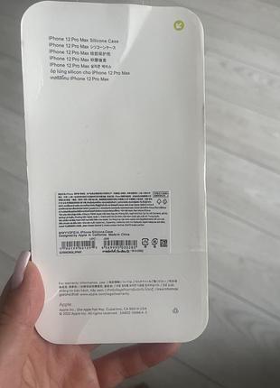 Чохол apple silicone case для iphone 12 pro max 2
