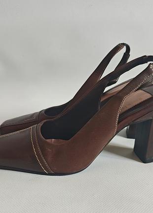 Босоножки кожаные river island 4