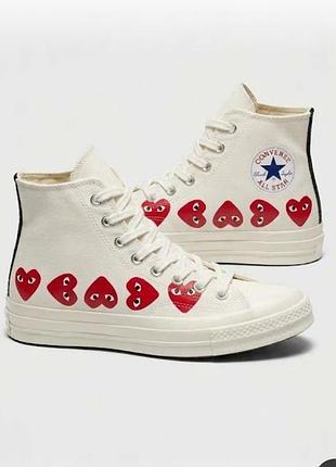Converse comme des  cargons  play 70 high multi heart