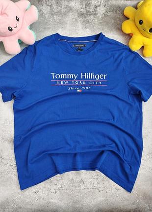 Футболка tommy hilfiger new your city синя