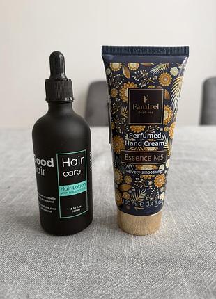 Лосьйон good hair kopyrrol 5% (залишок) + новий крем famirel