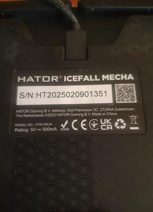 Hator icefall mecha rainbow black (htk104ua). 2