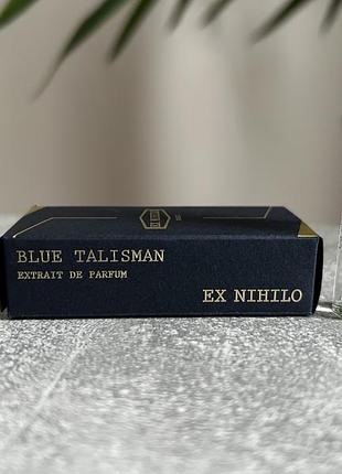 Парфумована вода ex nihilo blue talisman extrait de parfum унісекс пробник 2 мл.