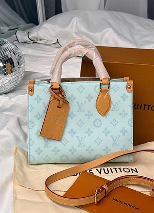 Сумка onthego pm monogram mint monogram textile 3