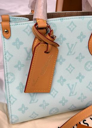 Сумка onthego pm monogram mint monogram textile 4