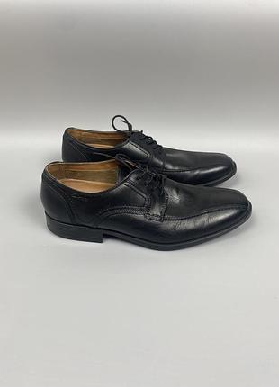 Чоловічі туфлі дербі clarks tilden walk в гарному стані, оригінал 42/27 см