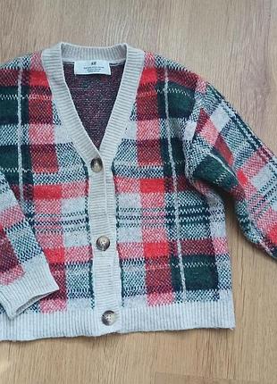 Кардиган h&m 110-116см. 4-6р. ідеальний стан.