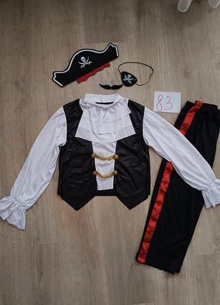 Карнавальный костюм пирата пират 110 см 116 см 122 см halloween