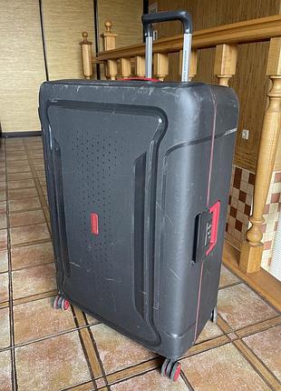 Валіза american tourister сіра велика