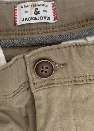 Штани нові бежеві чоловічі jack&jones розмір 34
