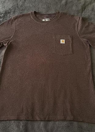Чоловіча футболка carhartt loose fit.  p. l. ідеал!!!