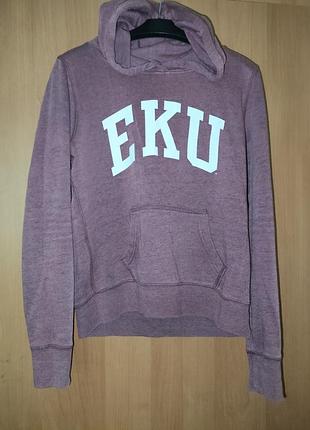 Худі жіноче redshirt пудрове з принтом eku