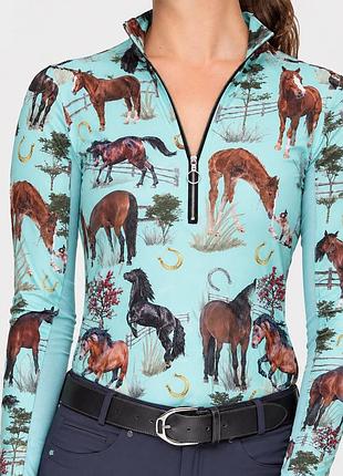 Світшот кофта з конячками 2xl