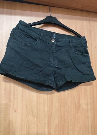 Шорти жіночі h&m мінішорти джинсові графітові