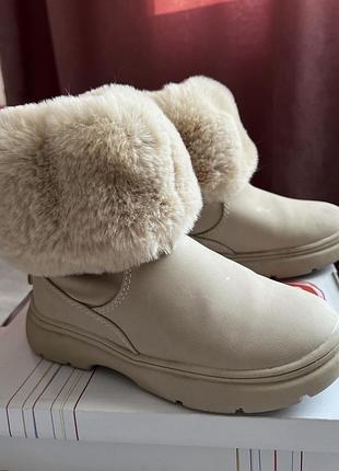 Сапіжки ботинки zara зимові