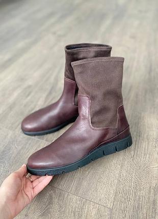 Чобітки шкіряні оригінал ecco bella 282363 рр.39,40
