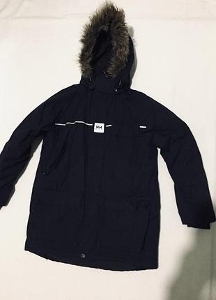 Зимняя куртка-парка helly hansen н/н на 10-11 лет 140-146см оригинальная