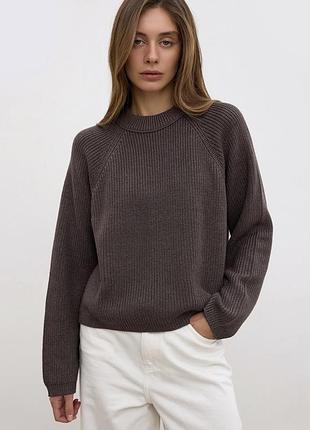 Светр wool happen naomi (xs/s), шоколадний