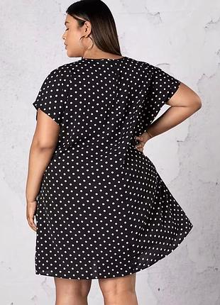 Сукня в горошок shein 32/34 батал 3