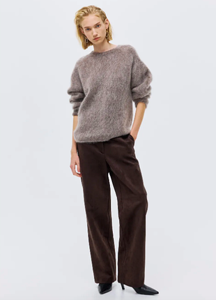 Брюки женские straight-leg h&amp;m размер 44(l)
