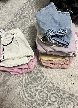 Великий пакет якісного одягу дівчинці 98 см (2–3 роки) zara, h&m, sinsay / сукні, юбки, шорти