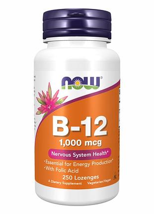 B-12 1000mcg - 250 lozenges