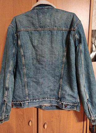 Куртка чоловіча джинсова levi's тепла 2