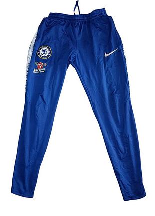 Футбольные, тренировочные штаны nike fc chelsea carabao season 2018/19