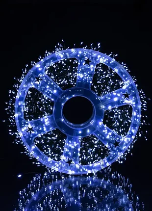 Гірлянда нитка роса 1000 led 50 метрів 2